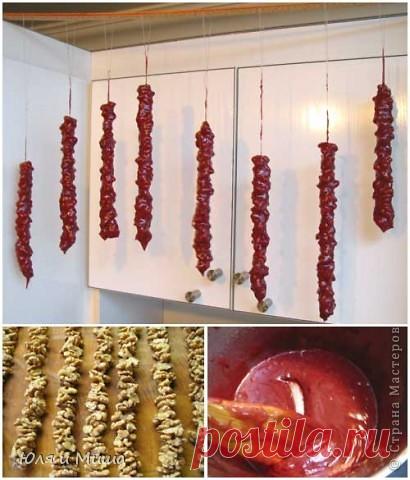 Как приготовить чурчхелу (грузинское лакомство)