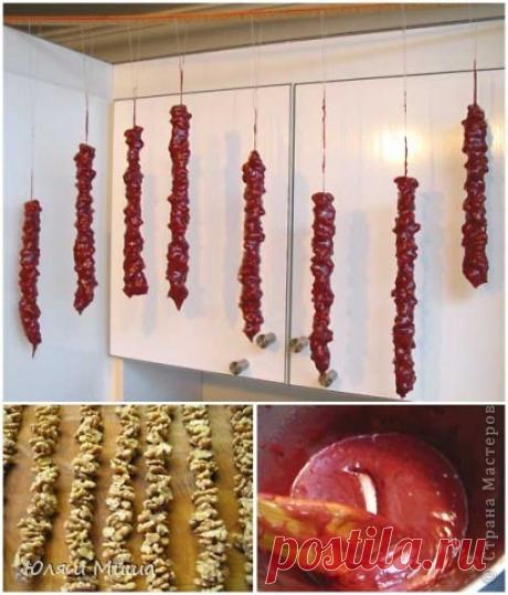 Как приготовить чурчхелу (грузинское лакомство)