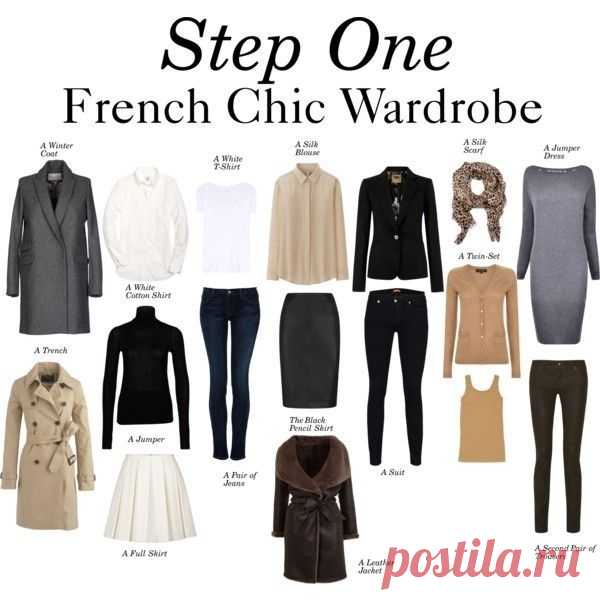 "Step One - French Chic Wardrobe" by charlotte-mcfarlane on Polyvore by jaime