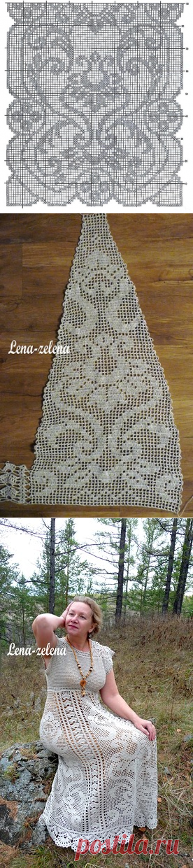 Вязание крючком - платья