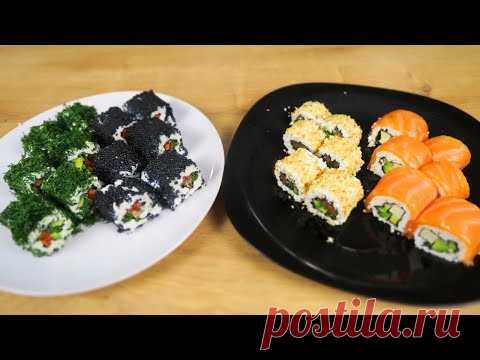 Творожные Суши РОЛЛЫ 🍱 4 РЕЦЕПТА 🍱 в домашних условиях! Закуска на Праздничный Стол!