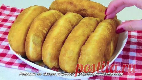 ПИРОЖКИ КАК ПУХ БЕЗ ДРОЖЖЕЙ И ЗАМОРОЧЕК.