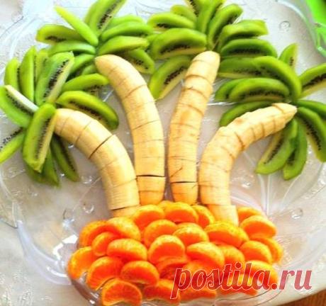 Фруктовая тарелка мартышки - рецепт с фото / Простые рецепты