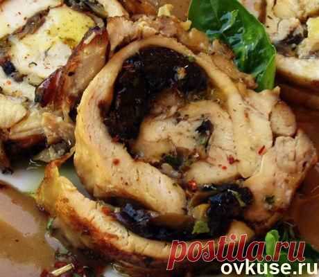 КУРИНЫЙ РУЛЕТ - Простые рецепты Овкусе.ру