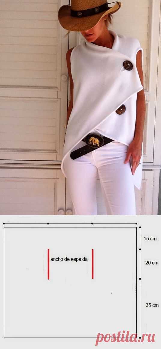 Жилет из трикотажа / Простые выкройки / ВТОРАЯ УЛИЦА