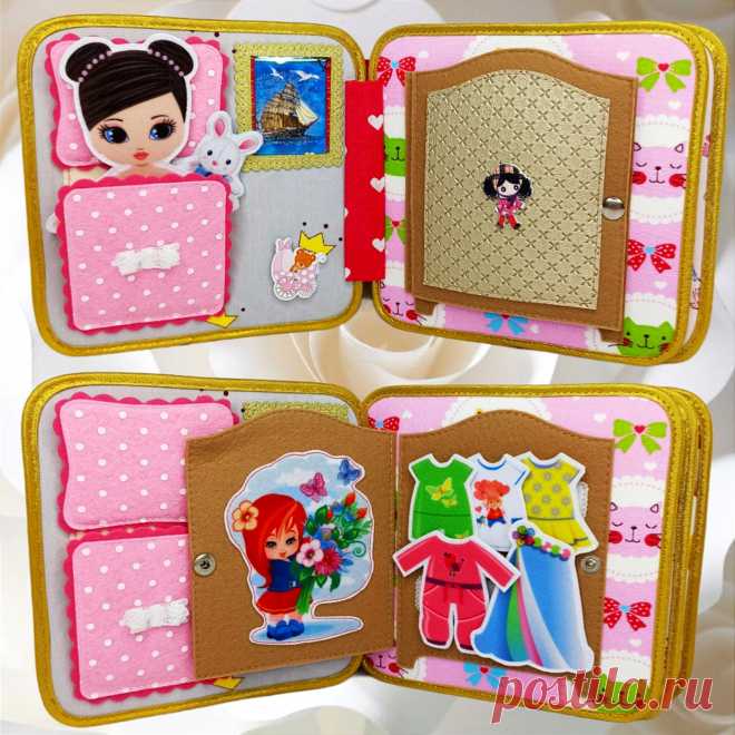 Игрушки, куклы развивающая книжка кукольный домик купить у мастера без наценок! - DIY Рукоделие портал о рукоделии от мастеров для мастеров и не только!