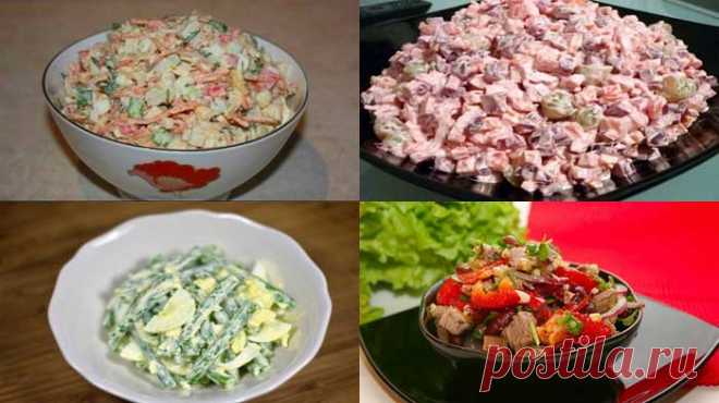 Вкусные салатики — 4 простых рецепта | WebVinegret