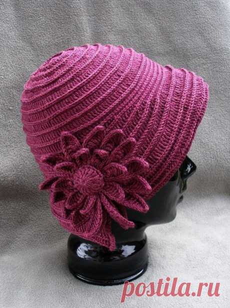 Uncinetto d'oro: Cappello &quot;Crisantemo&quot;!