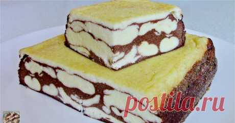 Нежная творожная запеканка без муки и манки (с крахмалом)
