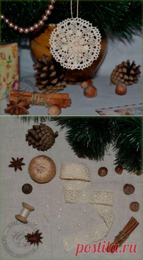 Снежинка для исполнения желаний / Новый год / Новогодний декор