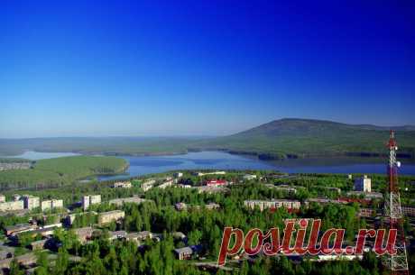 вид с города