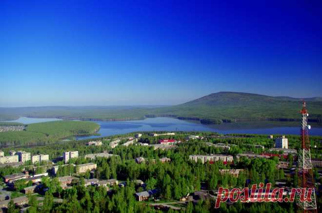 вид с города