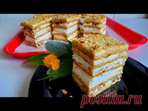 МЕДОВИЙ ПЛЯЦОК 🍁ТЕПЛА ОСІНЬ🍁 (з горіхами, меренгою і карамеллю) Медовый торт