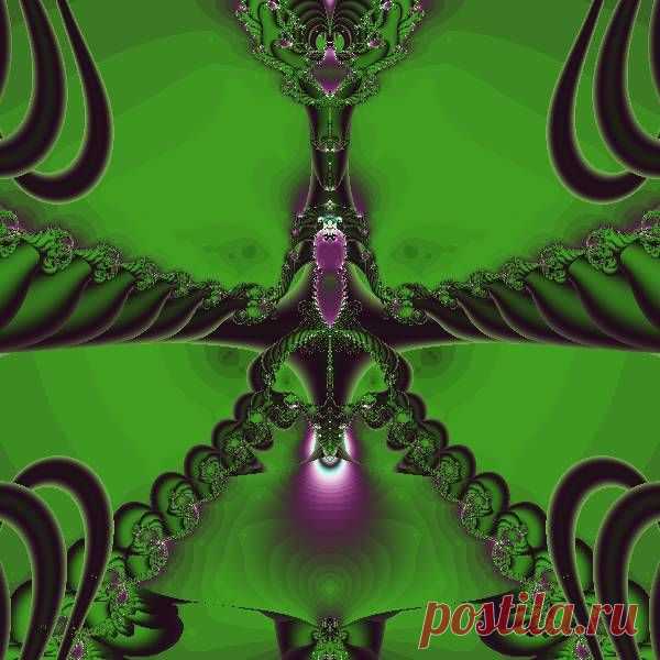 Фрактал, сделан в программе Fractal Explorer