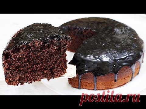 БЕЗ яиц! БЕЗ молока! Вкусный шоколадный торт!