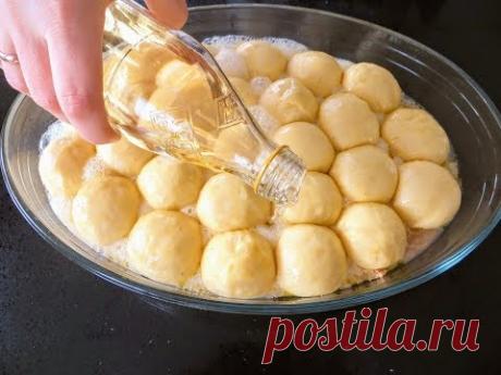 Булочки - бомба! Заливаем тесто лимонадом и получаем карамельные булочки / Рецепты Другой Кухни