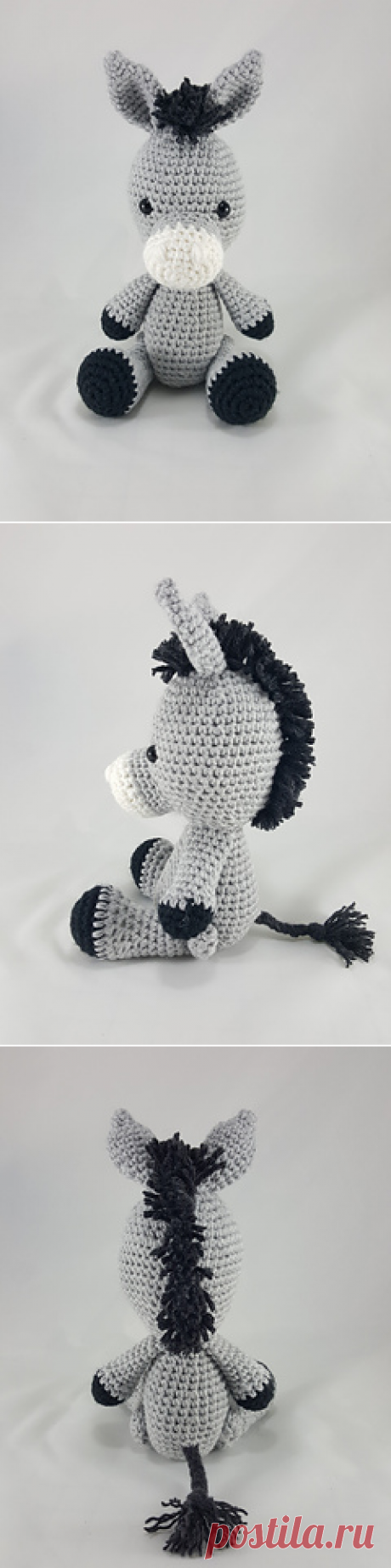 Ravelry: Donkey Amigurumi Stuffed Animal pattern by Megan A