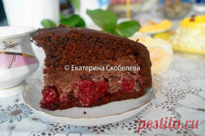 Торт Пьяная вишня пошаговый рецепт с фотографиями