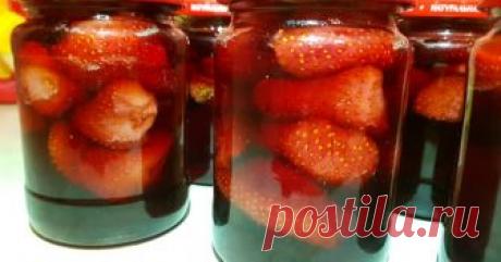 Клубничное варенье без варки ягод - пошаговый рецепт с фото.