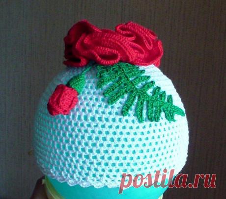шапочка для девочки | Вязание спицами, крючком, уроки вязания - Страница 2