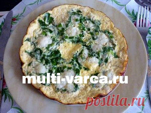 Омлет из цветной капусты в мультиварке