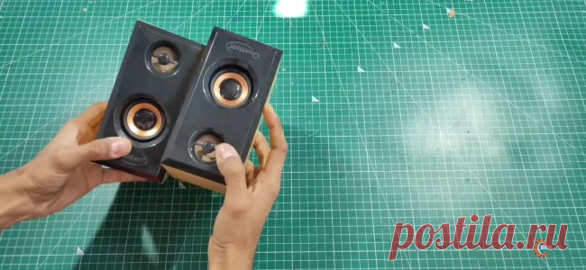 Портативная bluetooth колонка из старых компьютерных колонок