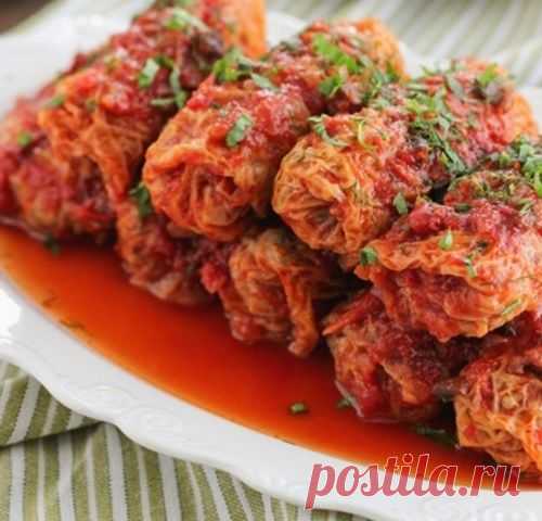 Голубцы с гречкой и грибами