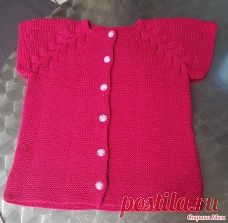 Безрукавка для девочки - Вязание - Страна Мам