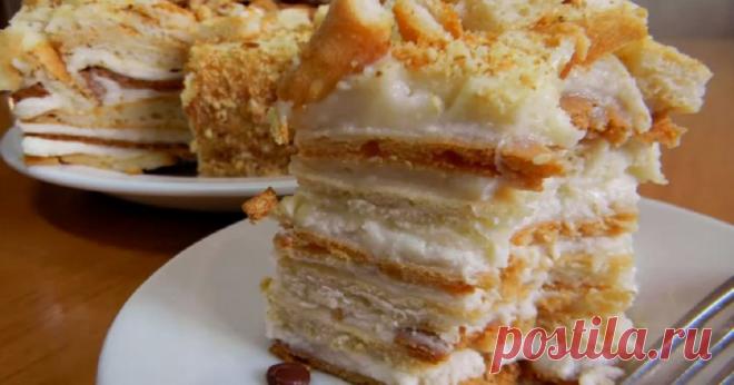 Рецепт армянского варианта любимого «Наполеона»: торт «Эгине» на творожной основе — ✔️ Копилка моих идей!