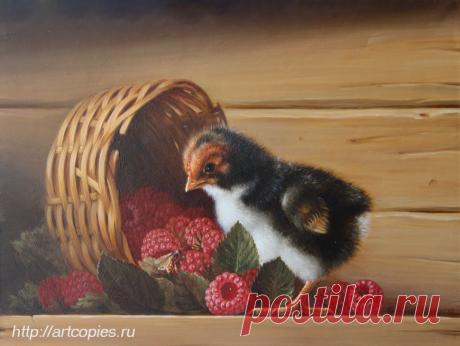 Гареев М.М. "Натюрморт с птенцом и малиной"