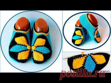 Любимая модель следков укороченными рядами. Favorite short sock model.  #socks #tutorialyoutube