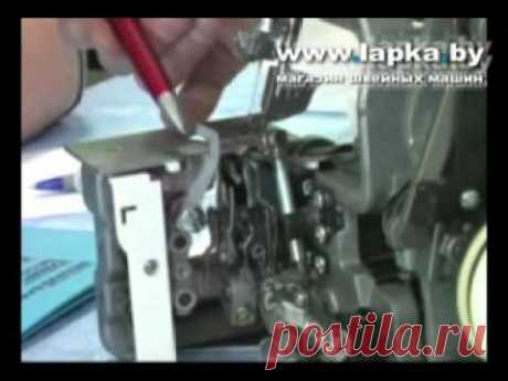 Устройство и обслуживание оверлока Merrylock 007 часть1