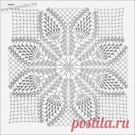 квадратные филейные мотивы крючком схемы: 7 тыс изображений найдено в Яндекс.Картинках