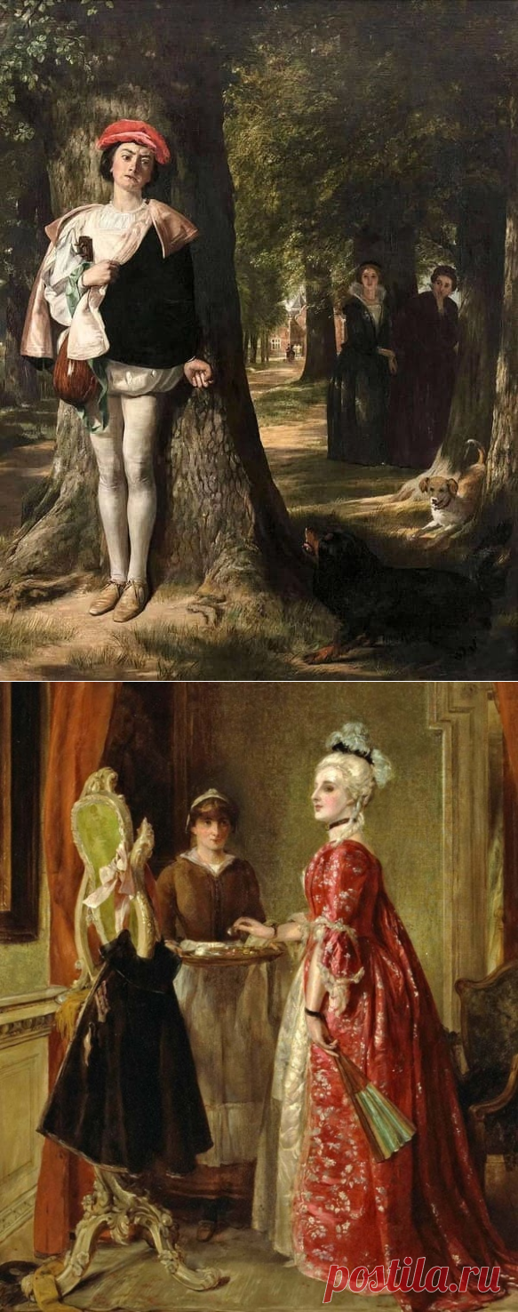 Английский художник Джон Каллкотт Хорсли (1817 — 1903)