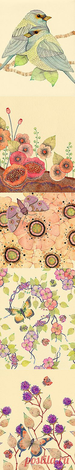 Wildlife in Inks & Watercolours