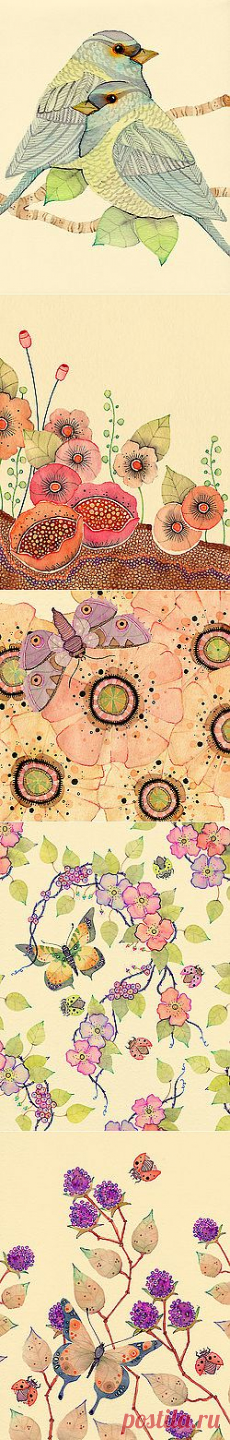 Wildlife in Inks &amp; Watercolours