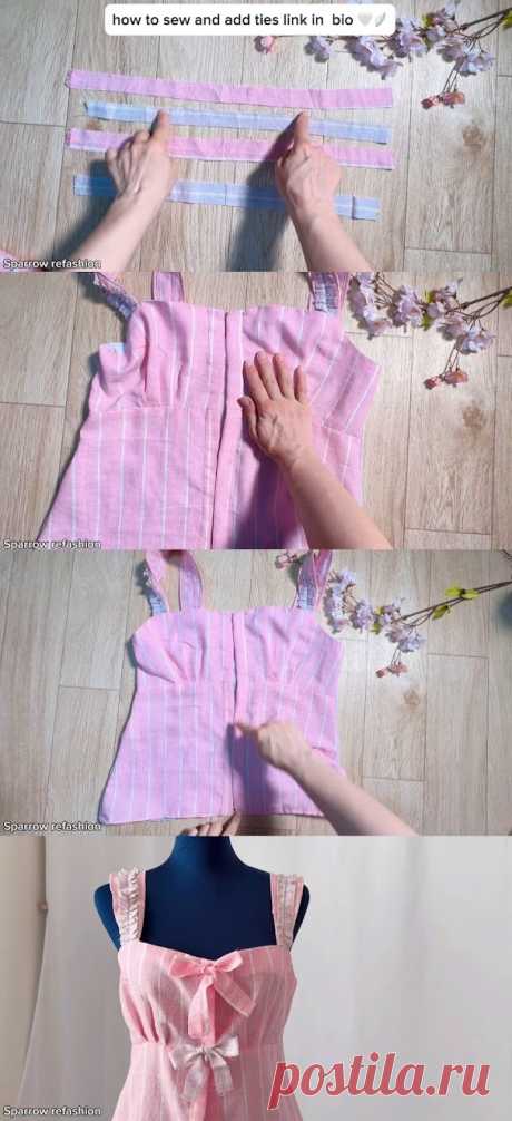 Sew a Coquette-Style Bustier Top – Easy DIY Guide - Sparrow Refashion: A Blog for Sewing Lovers and DIY Enthusiasts