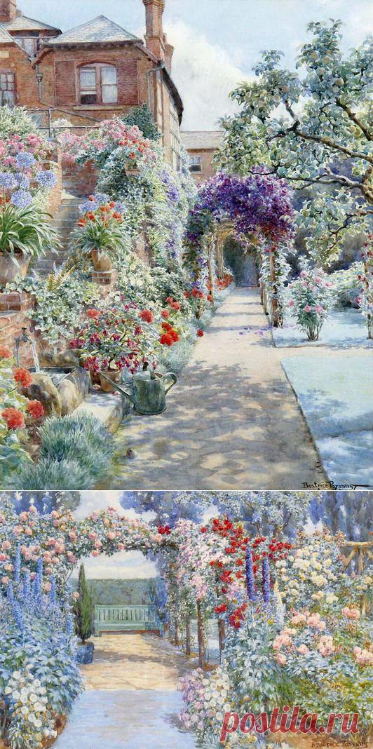 Цветочные аллеи от английской художницы Beatrice Parsons..