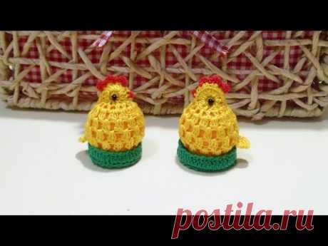 цыпленок амигуруми(крючком). Подарок на Новый год своими руками. Chick amigurumi.