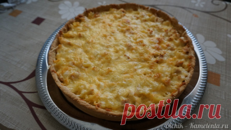 Пирог с курицей и картофелем