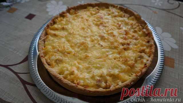 Пирог с курицей и картофелем