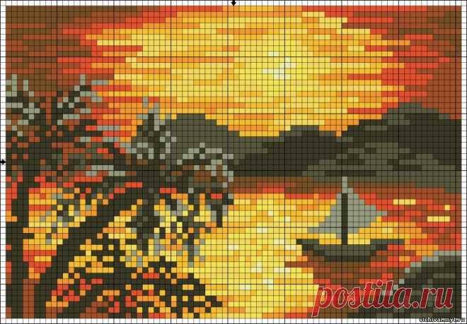 мой сундучок / Вышивка / Схемы вышивки крестом