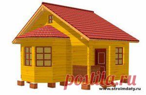 Баня из профилированного бруса. | Строим дачу