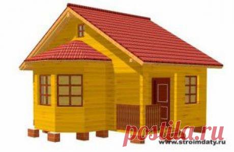 Баня из профилированного бруса. | Строим дачу