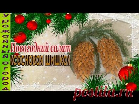 НОВОГОДНИЙ САЛАТ "СОСНОВАЯ ШИШКА"!(Вкусный и оригинальный рецепт)