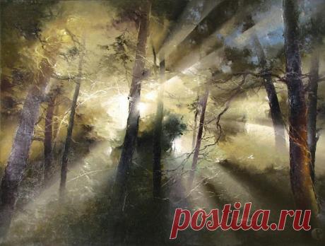 Петрас Лукосиус (Petras Lukosius) — литовский художник, сочетающий любовь к сакральным моментам природного величия со страстью к любованию потоками света, льющимися сквозь цветное стекло.

По крайней мере, работы этого литовского художника выглядят именно как синтез двух этих искренних привязанностей. И лес и толщи воды выглядят у Лукосиуса многослойными стеклянными виражами, сквозь которые свет льётся, сочится, струится, эпитетов не счесть.
