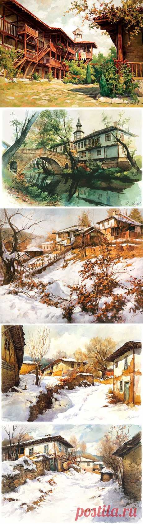 Художник Yanko Yanev родился 25 ноября 1963 года в г. Димитровград, Болгария. Окончил среднюю школу изобразительного искусства и Академии художеств. Принимал участие в национальных выставках и организовывал персональные выставки в Болгарии и за рубежом. Его работы можно найти в частных коллекциях в Германии, Англии, Франции, Голландии, Израиля, России, Греции, Македонии, Канады, США и т. д.