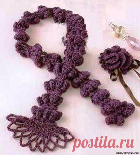 Шарфы (вязание крючком, коллекция)
