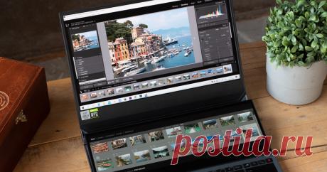 ASUS ROG Zephyrus Duo 15: лютый ноутбук с двумя дисплеями и RTX 2080 Сверхмощный ПК в мобильном исполнении, или свирепый ноутбук уровня профессиональных ПК? ROG Zephyrus Duo 15 с топовым Core i9 и графикой RTX 2080 стирает привычную грань, а два 4K-дисплея помогают эффективно справляться с большими задачами. Игры,...