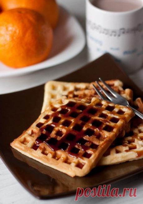 Как приготовить быстрые дрожжевые вафли - рецепт, ингридиенты и фотографии